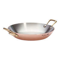 Servierpfanne mit 2 Messinggriffen Ø 20 cm Inocuivre