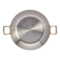 Servierpfanne mit 2 Messinggriffen Ø 20 cm Inocuivre