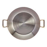 Servierpfanne mit 2 Messinggriffen Ø 24 cm Inocuivre