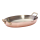 Ovale Pfanne mit 2 Messinggriffen 36 x 26 cm Inocuivre