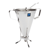 Autom. Fondanttrichter Kwik Max 3.3L + 2 Düsen