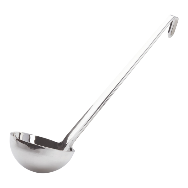 Fugenloser Schöpflöffel aus Edelstahl Ø 14 cm