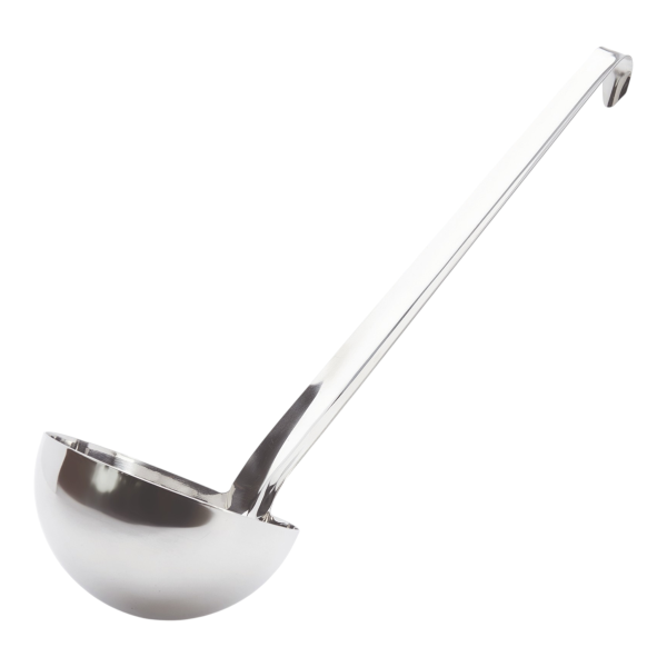 Fugenloser Schöpflöffel aus Edelstahl Ø 16 cm