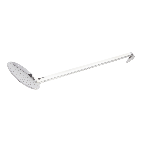 Fugenloser Schaumloffel aus Edelstahl Ø 12 cm