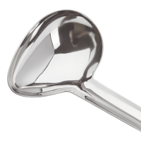 Fugenloser Gießlöffel aus Edelstahl - Quer...