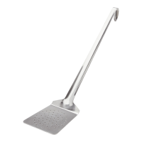 Fugenloser Gelochter Wender aus Edelstahl L 47 cm