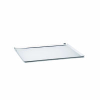 Blech mit schrägen Kanten aus Chromstahl 40 x 30 cm