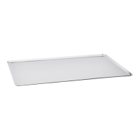 Blech mit schrägen Kanten aus Chromstahl 60 x 40 cm