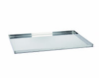 Blech mit geraden Kanten Chromstahl 60 x 40 cm