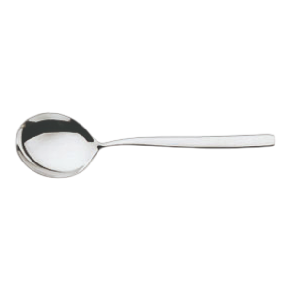 WMF Runder Suppenlöffel BISTRO 16,6 cm – Cromargan® Edelstahl 18/10, poliert (12 St.)