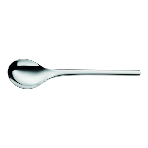 WMF Runder Suppenlöffel NORDIC 18,1 cm – Cromargan® Edelstahl 18/10, poliert (12 St.)