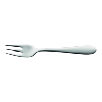 WMF Kuchengabel 3-z. SARA 15,5 cm – Cromargan®...