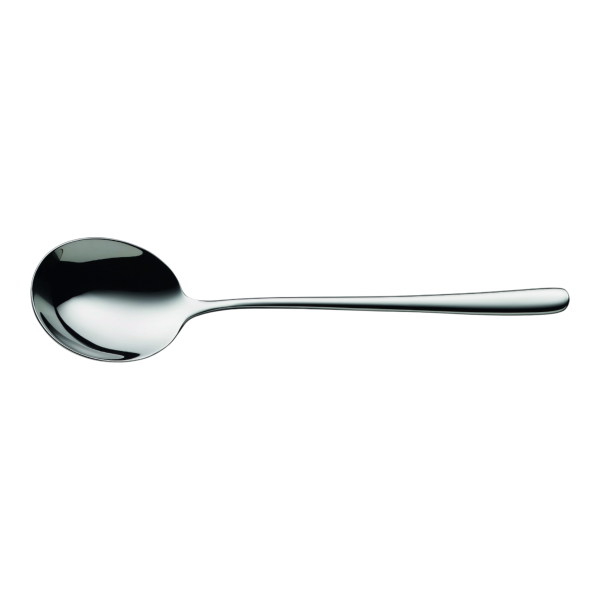 WMF Runder Suppenlöffel SCALA 18,5 cm – Cromargan® Edelstahl 18/10, poliert (12 St.)