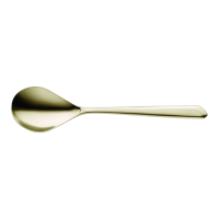 WMF Runder Suppenlöffel SHADES PVD Hellgold 18 cm...