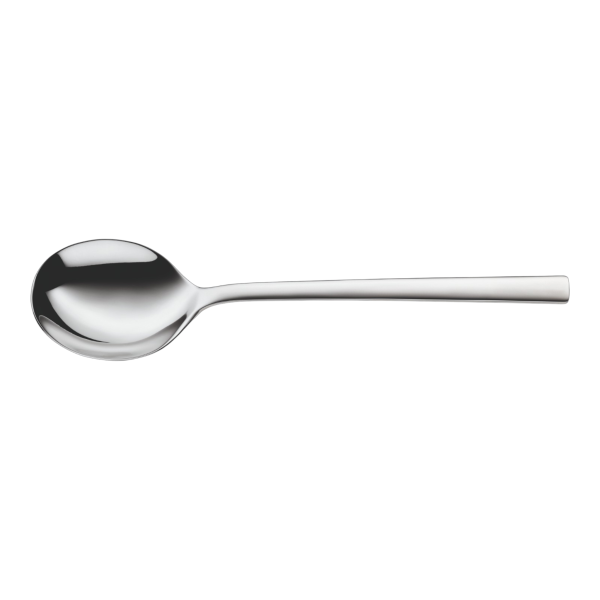 WMF Runder Suppenlöffel TELOS 17 cm – Cromargan® Edelstahl 18/10, poliert (12 St.)