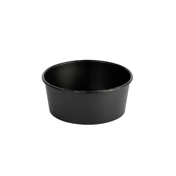 Ronda Bowl Wide+ 1300 ml Schwarz ungeteilt (Farbe: Schwarz / Material: Karton PE-beschichtet) (VPE 300 St.)