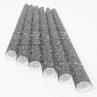 Jumbo Papier-Trinkhalm 200 x 8 mm schwarz VPE 500