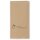 Zelltuch-Serviette 33 x 33 cm 2-lagig 1/8BF eco-friendly naturbraun
