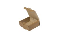 Foodbox Wellpappe Kraft 16 x 12,6 x 5,5 cm | VPE 100
