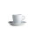 Espresso Tasse mit Untersetzer Superwhite