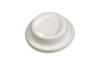 Deckel weiß für Kaffeebecher 8oz Zuckerrohr