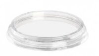 Deckel rund Ø 122 mm für Becher PET klar...