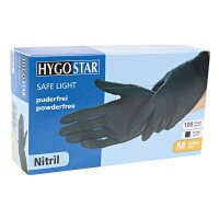 NITRIL Einmal-Handschuhe schwarz Gr. L