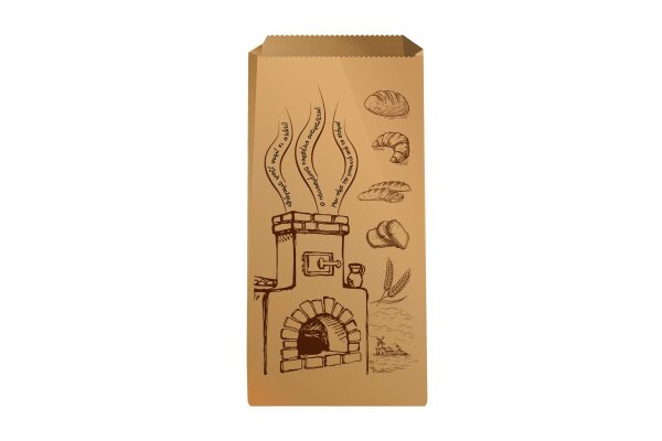 Faltenbeutel 17 x 33 cm "Fournos" | VPE 1075
