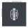 Zelltuch-Serviette 24 x 24 cm 3-lagig 1/4F schwarz -MAINHATTAN- VPE 2500 (10 x 250)