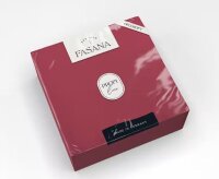 DecoSoft Serviette uni velvet bordeau x  38 x 38 cm 1/4F