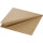 Tissue-Serviette 33 x 33 cm 2lg 1/4F eco-friendly naturbraun
