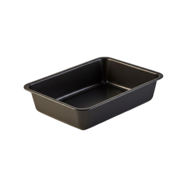 PP Siegelschale/Menüschale ungeteilt schwarz tief 227 x 178 x 50 mm | VPE 400 (8 x 50)