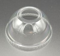 Domdeckel transparent mit Loch, Ø 7,8-H3,8 cm