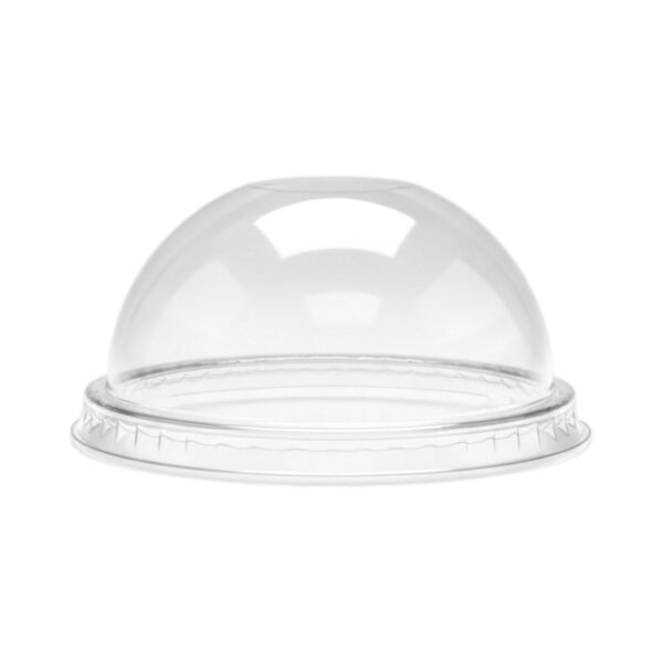 Domdeckel ohne Loch transparent, Ø 9,5-H4,3 cm | VPE 800 (16 x 50)
