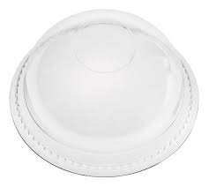 Domdeckel ohne Loch transparent, Ø 9,5-H4,3 cm