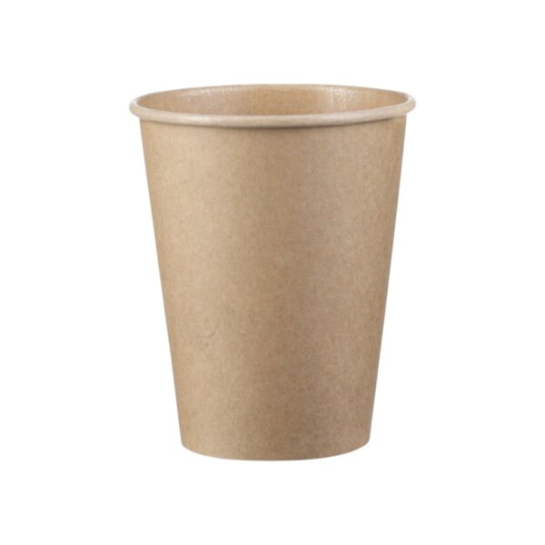Kaffeebecher 12oz einwandig braun | VPE 100 (20 x 50)