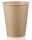 Kaffeebecher 12oz einwandig braun