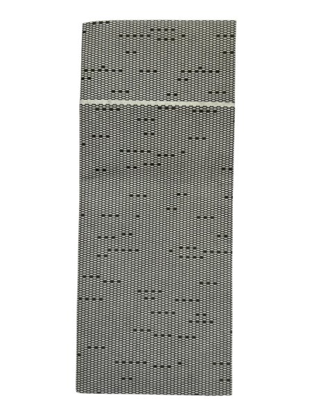 Bestecktasche Airlaid 33 x 40 cm grau Leineneffekt