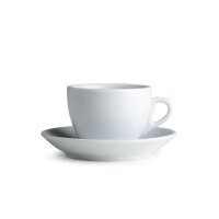 Cappuccino Tasse 145cc mit Untersetzer Superwhite