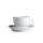 Cappuccino Tasse 145cc mit Untersetzer Superwhite