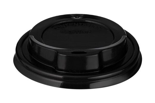 Deckel für Kaffeebecher Ø 9 cm schwarz