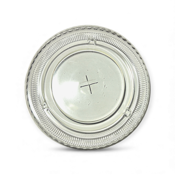 Deckel Kreuzschlitz Transparent Ø 95 mm