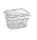 Feinkostbecher rechteck PP 250 ml Kombipack