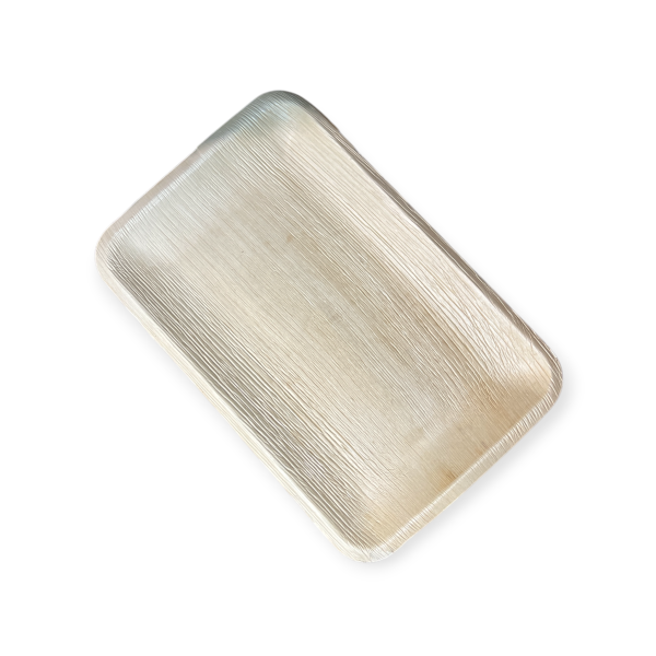 Palmblatt Teller eckig 21 x 30 cm | VPE 100 (4 x 25)