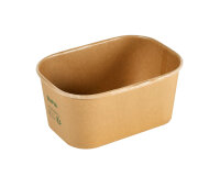 Brick box Medium 1000 ml braun ungeteilt