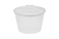 Dressingbecher 60 ml mit anhängendem Deckel | VPE...