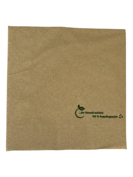 Serviette 33 x 33 cm 2-lagig 1/4 Falz eco avana