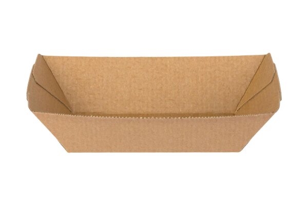 Food Schale Kraftwelle braun 13oz