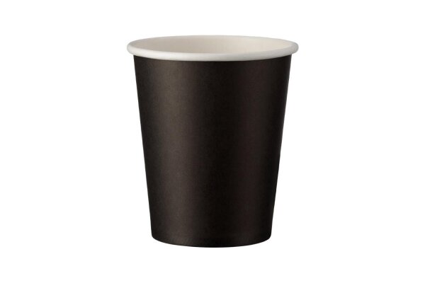Trinkbecher 8oz doppelwandig schwarz | VPE 500 (20 x 25)