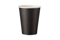 Trinkbecher 12oz schwarz doppelwandig